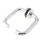 Stainless Steel Venus 19mm Door Handles On Rose
