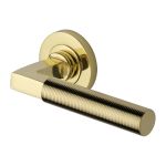 Heritage Brass - Spectral Door Handle on Round Rose