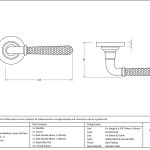 Anvil Hammered Newbury Lever on Rose Set (Plain) Unsprung