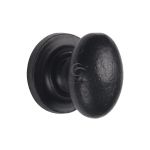 M.Marcus - Matt Black Iron Cabinet Oval Knob