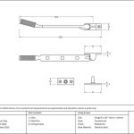 Anvil Brompton Casement Stay