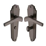 Heritage Brass - Waldorf Door Handle on Plate