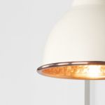 Hammered Copper Brindley Wall Light in Teasel