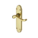 Heritage Brass - Savoy Door Handle on Plate