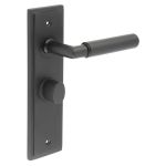 Burlington Piccadilly Knurled Door Handles On Back Plate with Turn & Release