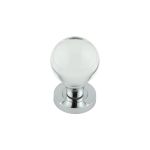 Jedo Plain Ball Glass Mortice Knob