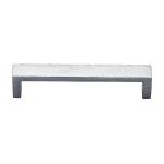 Heritage Brass - Hammered Wide Metro Cabinet Pull Handle