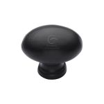 M.Marcus - Matt Black Iron Oval Cabinet Knob