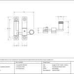 Anvil Brompton Quadrant Fastener - Narrow