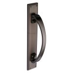 Heritage Brass - Door Pull Handle on Back Plate