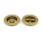 Anvil Art Deco Round Pull - Privacy Set