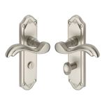 Heritage Brass - Lisboa Door Handle on Plate