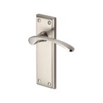Heritage Brass - Hilton Door Handle on Plate