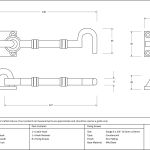 Anvil Cast Cabin Hook