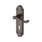 Heritage Brass - Meridian Door Handle on Plate