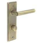 Burlington Richmond Door Handles On Back Plate with Turn & Release