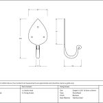 Anvil Gothic Coat Hook