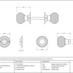 Anvil Heavy Beehive Mortice/Rim Knob Set