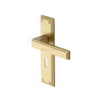Heritage Brass - Atlantis Door Handle on Plate