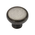 M.Marcus - Rustic Pewter Round Cabinet Knob