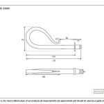 Shepherd's Crook Curtain Finial (pair)