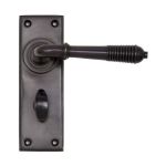 From The Anvil Reeded Lever on Backplate Set
