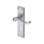 Heritage Brass - Bedford Door Handle on Plate