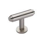 Heritage Brass - Stepped T-Bar Cabinet Knob with Rose