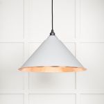 Hammered Copper Hockley Pendant in Flock