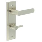 Burlington Kensington Door Handles On Back Plate with Turn & Release