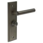 Burlington Richmond Door Handles On Back Plate with Turn & Release