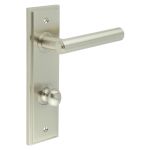 Burlington Richmond Door Handles On Back Plate with Turn & Release