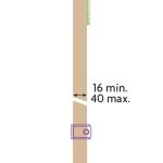 P C Henderson Single Top Sliding Wardrobe Door Kit