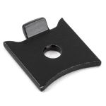 Black Single Stud for Raised Black Bookcase Strip