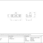 Anvil Cranked Casement Stay Pin