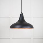 Smooth Copper Frankley Pendant in Elan Black
