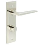 Burlington Mayfair Door Handles On Back Plate with Turn & Release