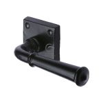 M.Marcus - Black Iron Claverley Door Handle on Square  Rose