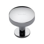 Heritage Brass - Domed Disc Cabinet Knob with Rose