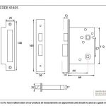 Anvil Heavy Duty Bathroom Mortice Lock