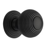 Heritage Brass - Reeded Cabinet Knob with Base