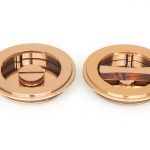 Anvil Art Deco Round Pull - Privacy Set