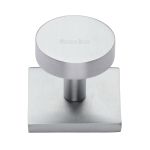 Heritage Brass - Disc Cabinet Knob With Square Backplate