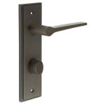 Burlington Knightsbridge Door Handles On Back Plate with Turn & Release