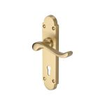Heritage Brass - Savoy Door Handle on Plate