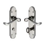 Heritage Brass - Savoy Door Handle on Plate