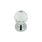 Jedo Faceted Glass Mortice Knob
