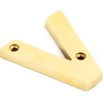 From the Anvil Polished Brass Letter