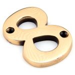 From The Anvil Polished Brass Numeral
