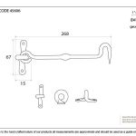 Anvil Forged Cabin Hook